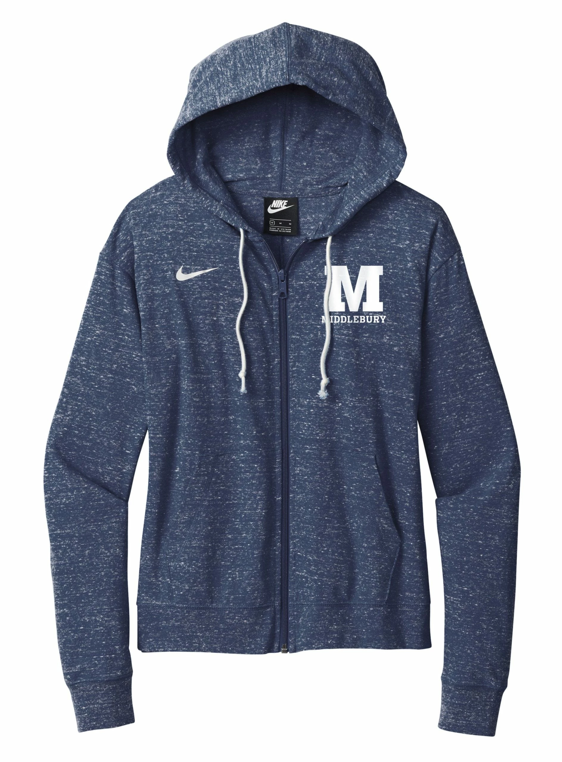 Nike Ladies Gym Vintage Full-Zip Middlebury Hoodie