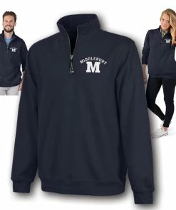 Charles River Apparel Middlebury Quarter Zip Sweatshirt