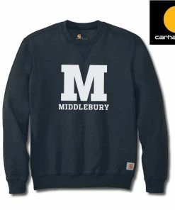Middlebury Carhartt Crewneck Sweatshirt (navy)