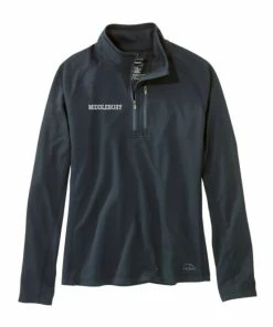 L.L.Bean Women's Middlebury Lightweight Sport Shirt Quarter-Zip