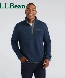 L.L.Bean Men's Middlebury Sweater Fleece Pullover