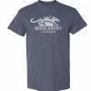 MV Sportswear Middlebury Panther Lacrosse T-Shirt (Retro-Heather Navy)