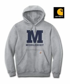 Middlebury Carhartt Hooded Sweatshirt (Grey)
