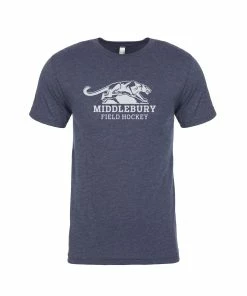 Next Level Middlebury Panther Field Hockey T-Shirt (navy-triblend)