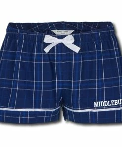 Boxercraft Women's Middlebury Flannel Shorts (Navy Field Day)