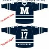 The Middlebury Shop Full Custom Middlebury Hockey Jerseys (ADULT AWAY-NAVY)