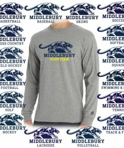Russell Athletic Middlebury Panther Team Long Sleeve (grey)