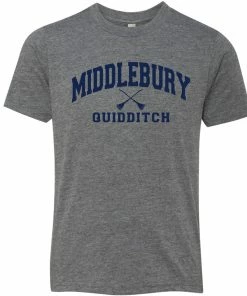 Next Level Middlebury Quidditch Tee - Grey/Adult