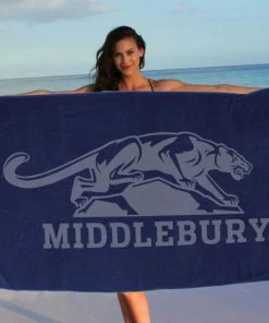 The Middlebury Shop Middlebury Panther Beach Towel