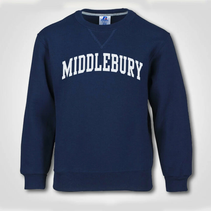 Russell Athletic Classic Middlebury Sweatshirt (Navy) - Image 2