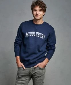Russell Athletic Classic Middlebury Sweatshirt (Navy)