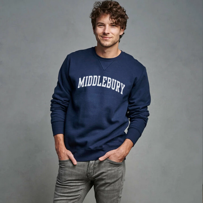 Russell Athletic Classic Middlebury Sweatshirt (Navy)