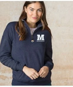 MV Sportswear Women's Middlebury Quarter Zip Top