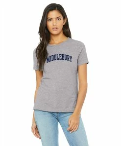 Bella + Canvas Middlebury (Soft Blend) Womens Tee (grey)