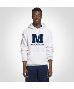 Russell Athletic Middlebury Hooded Sweatshirt (White)