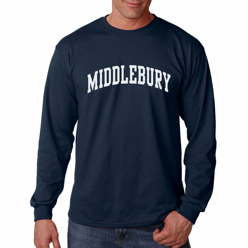 Russell Athletic Middlebury Long Sleeve Tee (navy)