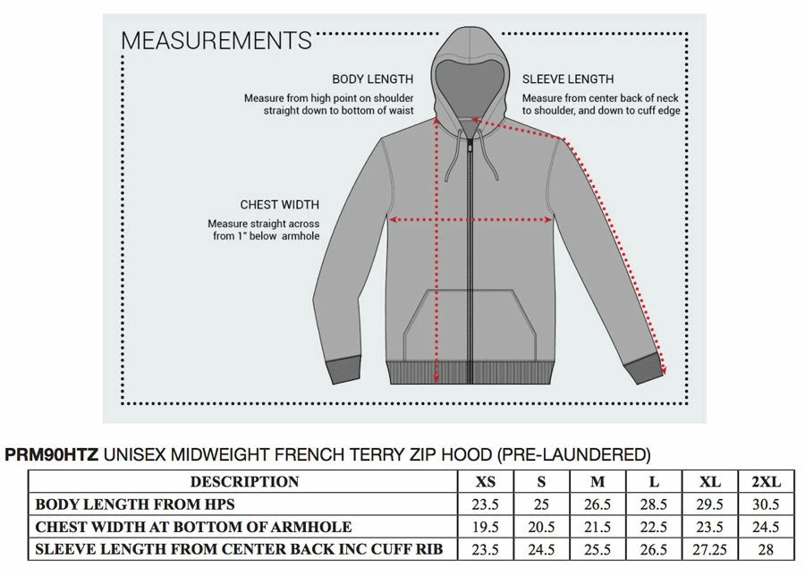 Independent Trading Company Middlebury Zip Hooded Sweatshirt (grey) - Image 3